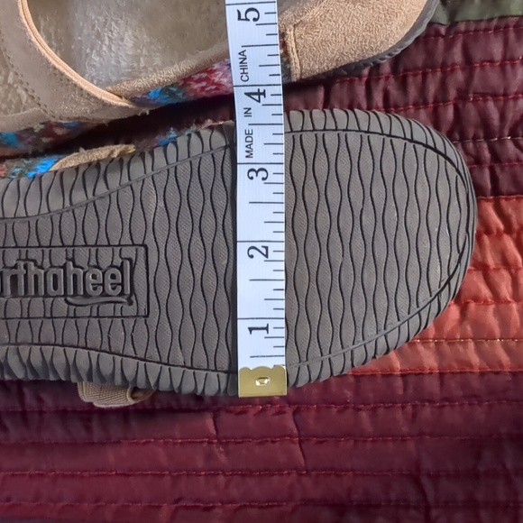 ORTHAHEEL* podiatrist designed multicolour boho western fleece lined shoes sz 37 - Picture 12 of 14
